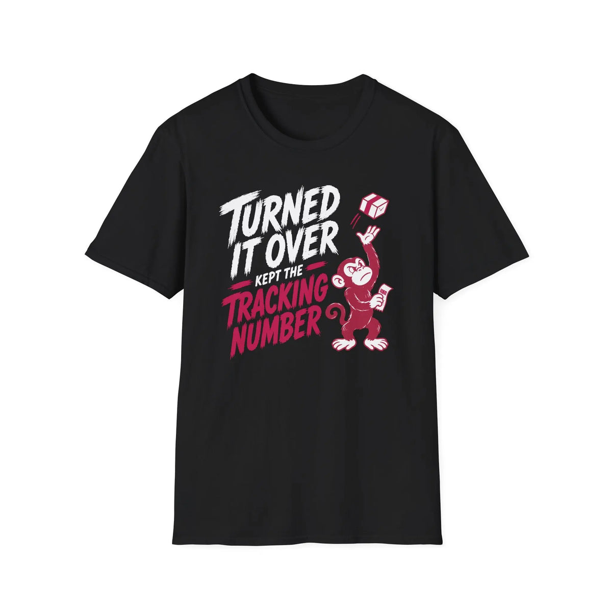 Turned It Over Kept The Tracking Number - Premium Cotton T-Shirt Into Recovery