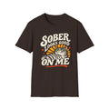 Sober Looks Good On Me - Premium Cotton T-Shirt Into Recovery