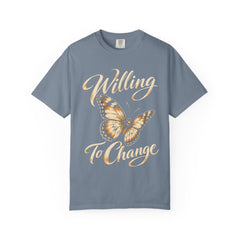 Willing to Change (Butterfly) Recovery T-Shirt