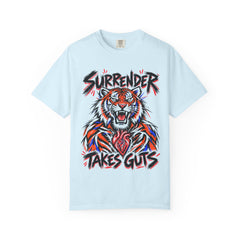 Surrender Takes Guts (Tiger) 12-Step Recovery T-Shirt