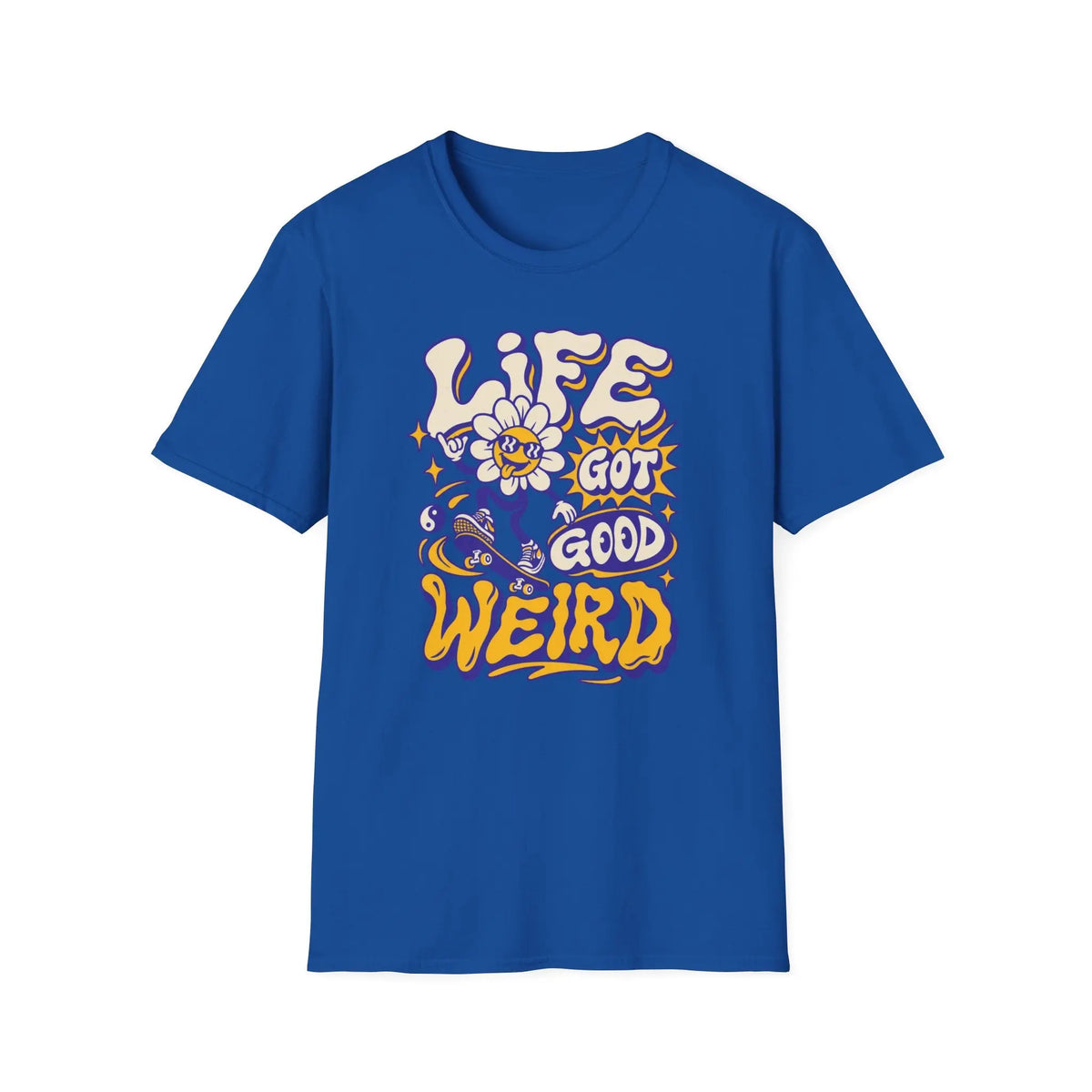 Life Got Good Weird - Premium Cotton T-Shirt Into Recovery