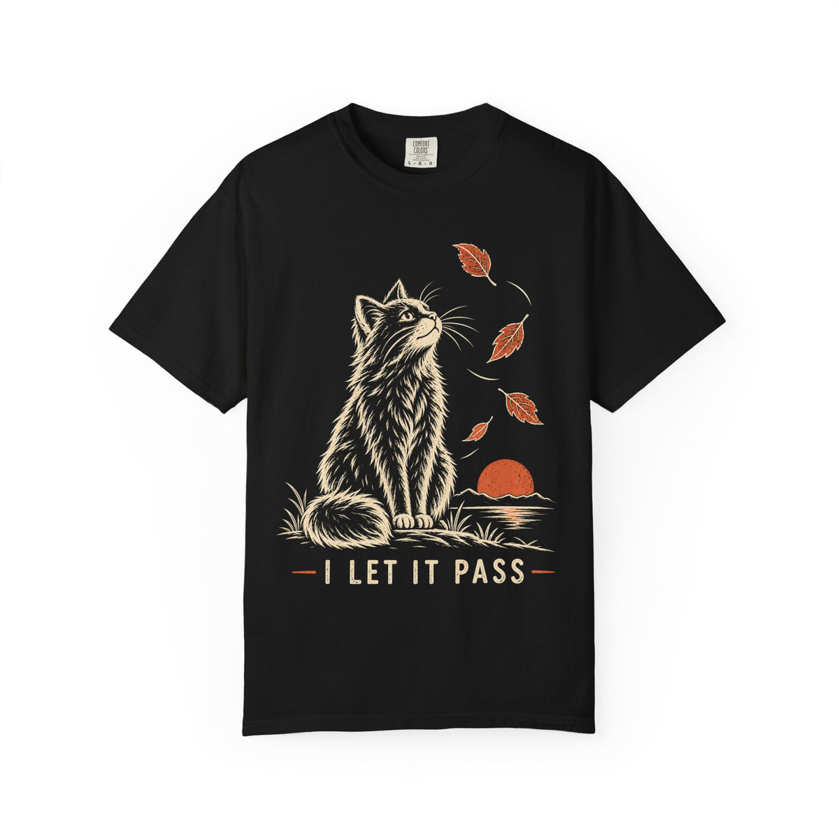 I Let It Pass Cat Meditation T-Shirt