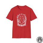 Mediative Cat - Premium Cotton T-Shirt Into Recovery