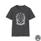 Mediative Cat - Premium Cotton T-Shirt Into Recovery