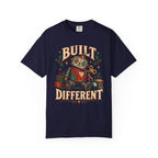 Built Different Vintage Robot Holiday T-Shirt
