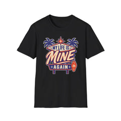 My Life Is Mine Again - Premium Cotton T-Shirt Into Recovery