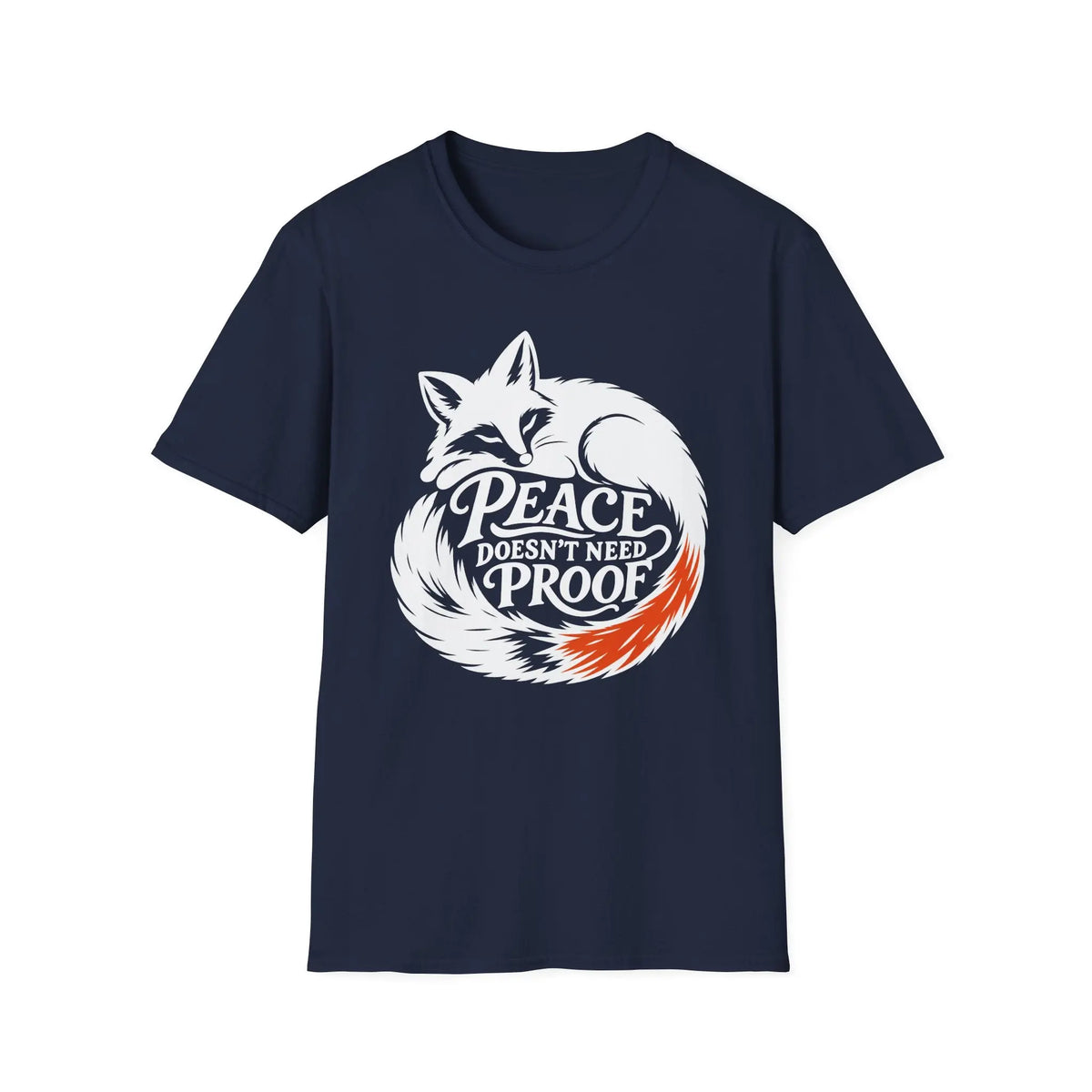 Peace Doesn't Need Proof - Premium Cotton T-Shirt Into Recovery
