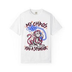 My Chaos Has a Sponsor Playful Monkey Recovery T-Shirt