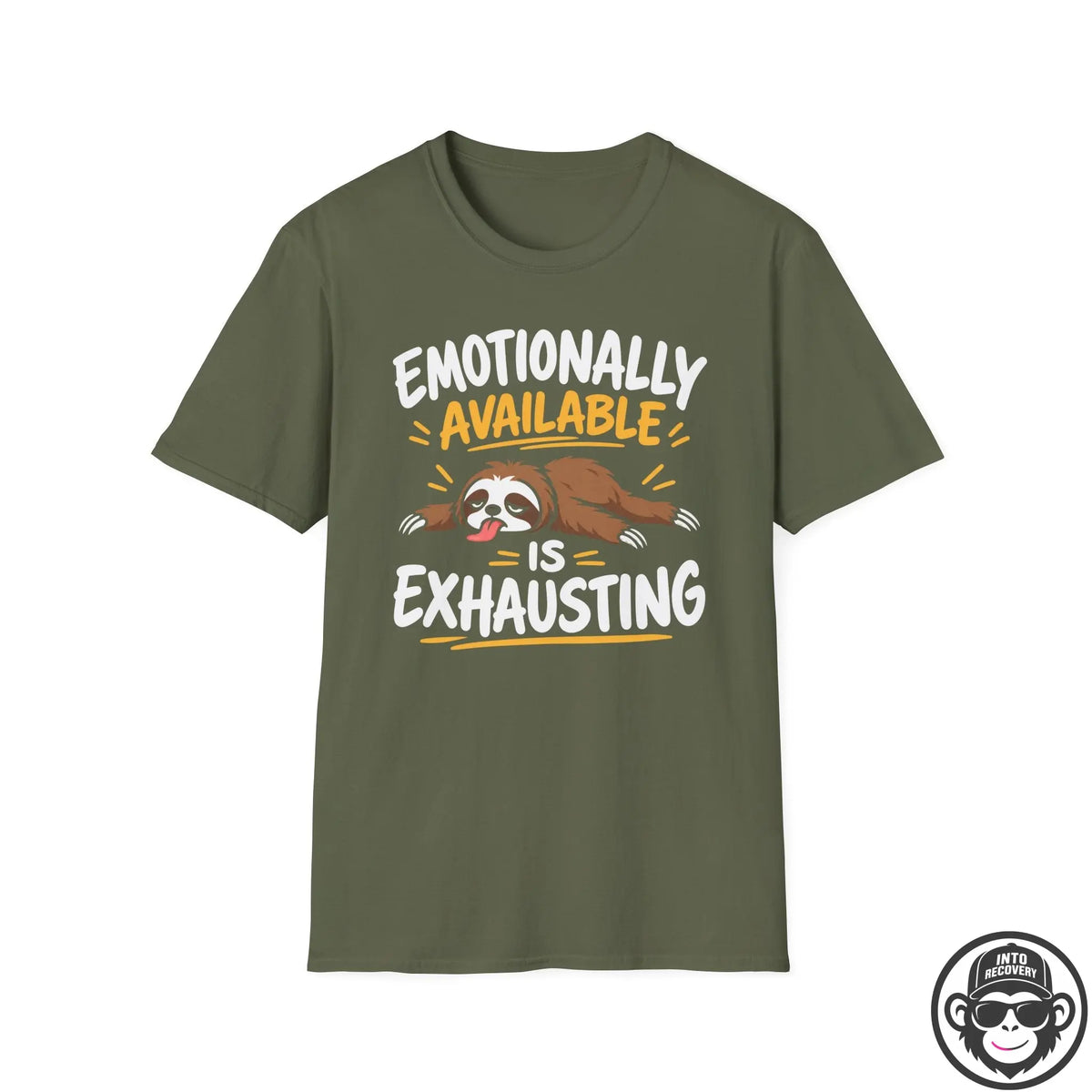 Emotionally Available - Premium Cotton T-Shirt Into Recovery