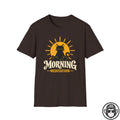 Morning Meditation w/ Cat Recovery T-Shirt - Cat Into Recovery