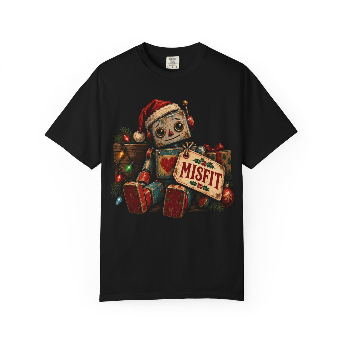 Misfit Robot Christmas 12-Step T-Shirt