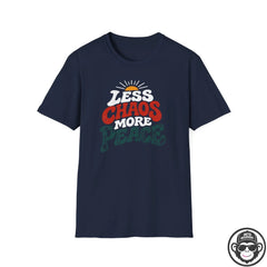 Less Chaos More Peace - Premium Cotton T-Shirt Into Recovery