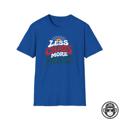Less Chaos More Peace - Premium Cotton T-Shirt Into Recovery