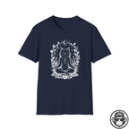 Mediative Cat - Premium Cotton T-Shirt Into Recovery