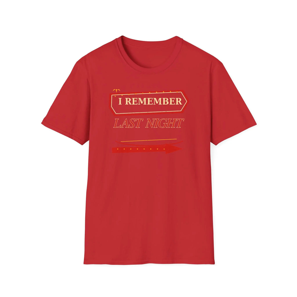 I Remember Last Night - Premium Cotton T-Shirt Into Recovery