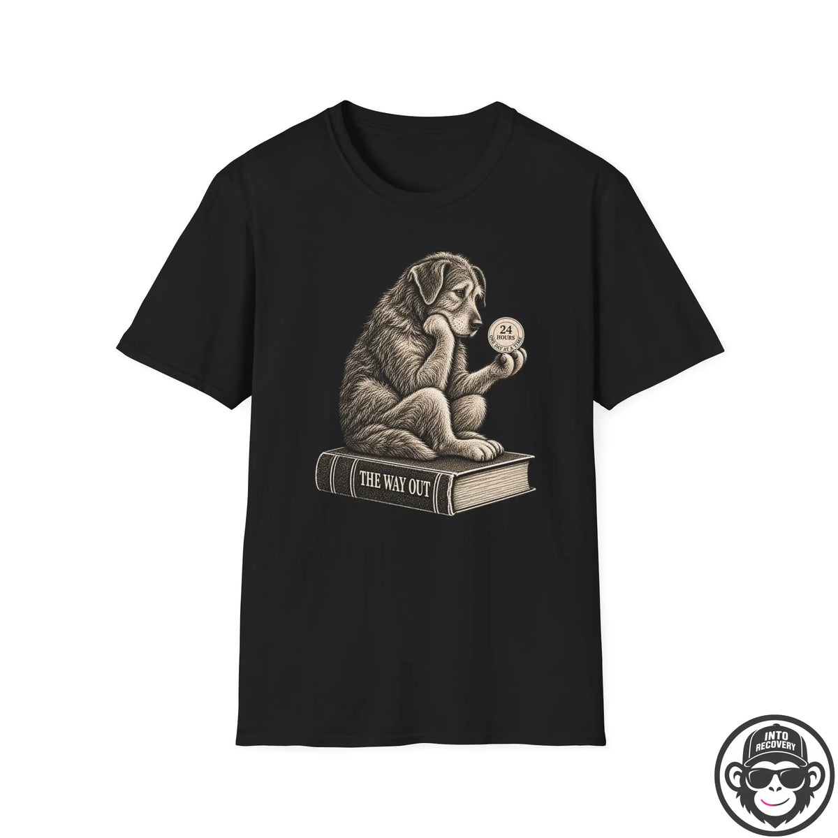 Dog Pondering Recovery T-Shirt Into Recovery