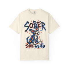 Sober Still Weird (Quirky Dog) T-Shirt