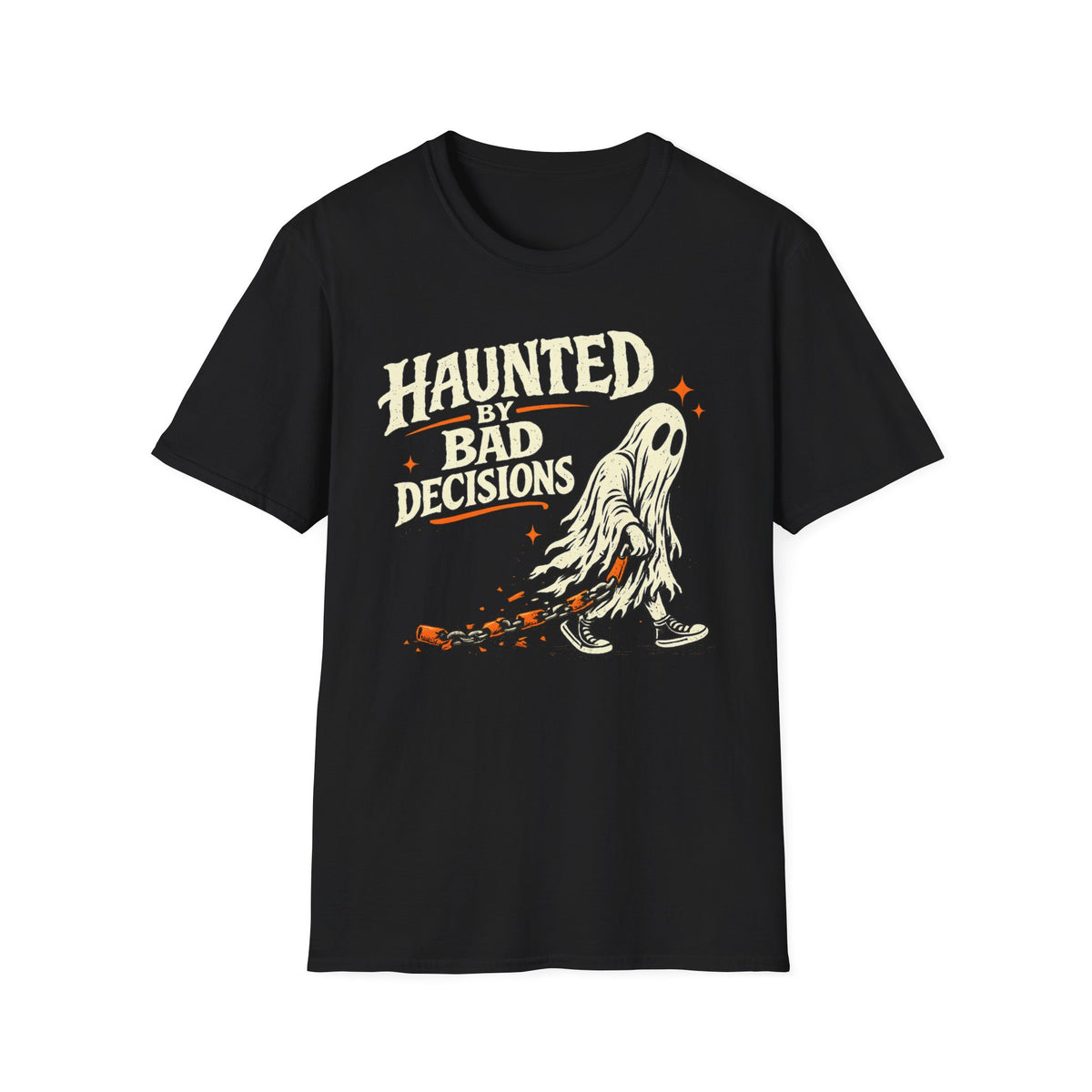 Haunted By Bad Decisions 12-Step Recovery T-Shirt