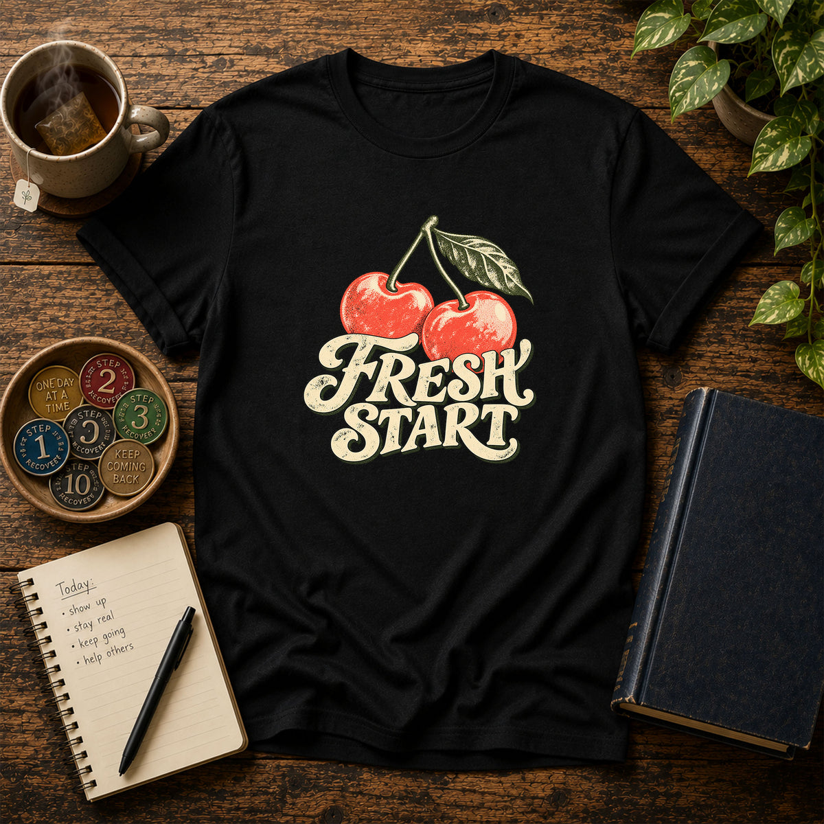 Fresh Start Cherry Recovery T‑Shirt