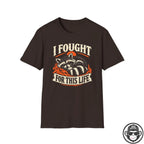 I Fought For This Recovery Racoon T-Shirt Into Recovery