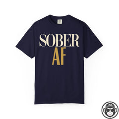 Sober AF Fashion Style Recovery T-Shirt Into Recovery
