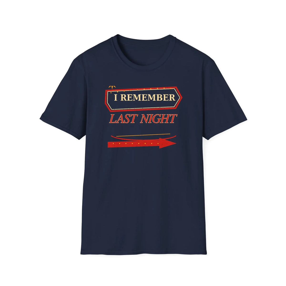 I Remember Last Night - Premium Cotton T-Shirt Into Recovery