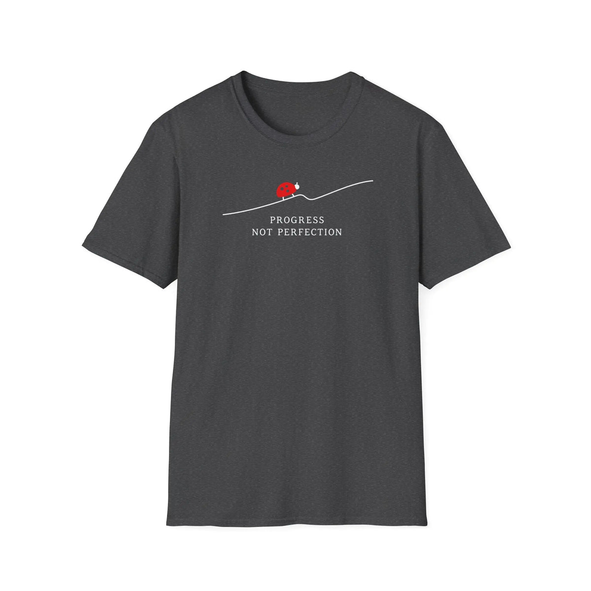 Progress Not Perfection - Premium Cotton T-Shirt Into Recovery