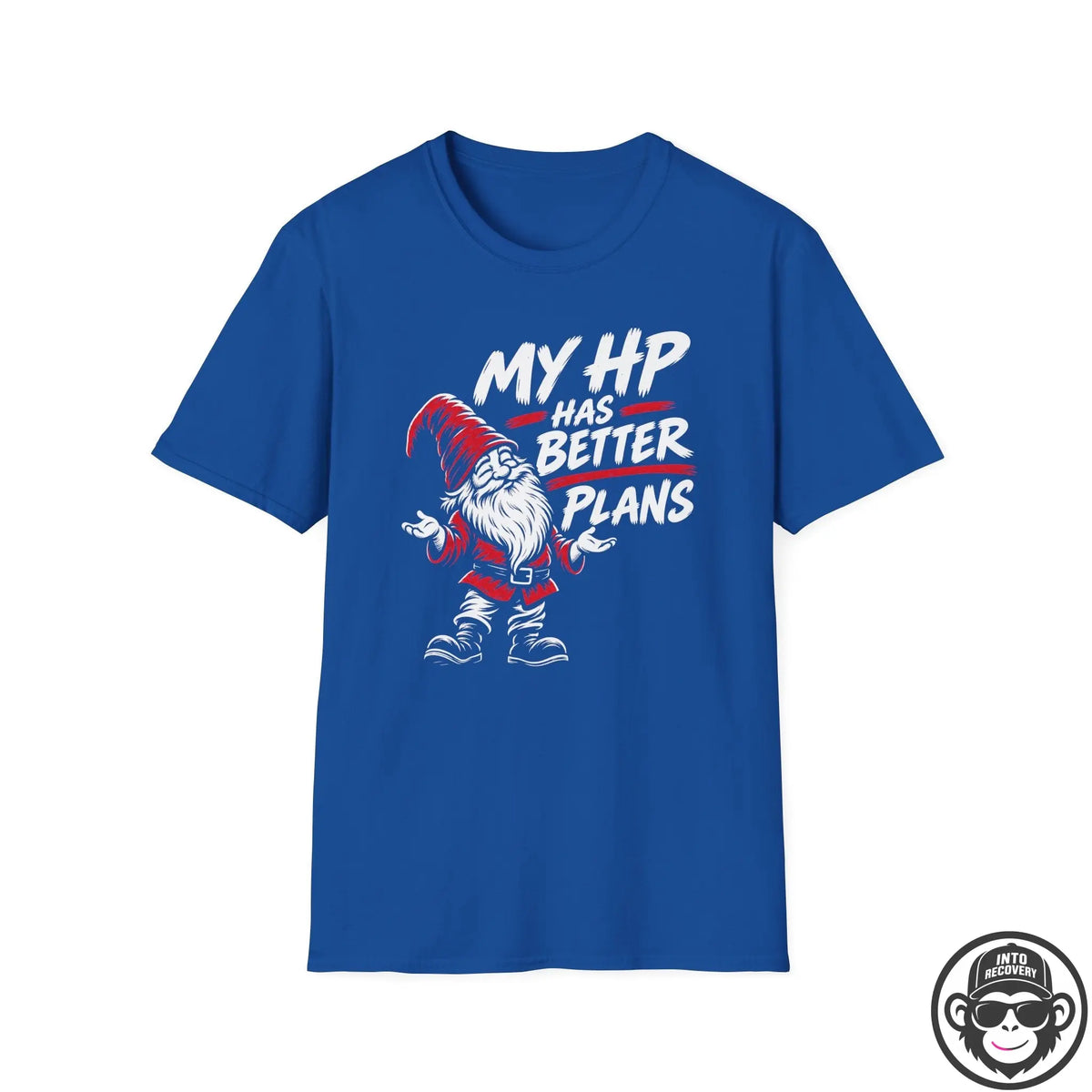 My HP Has Better Plans - Premium Cotton T-Shirt Into Recovery