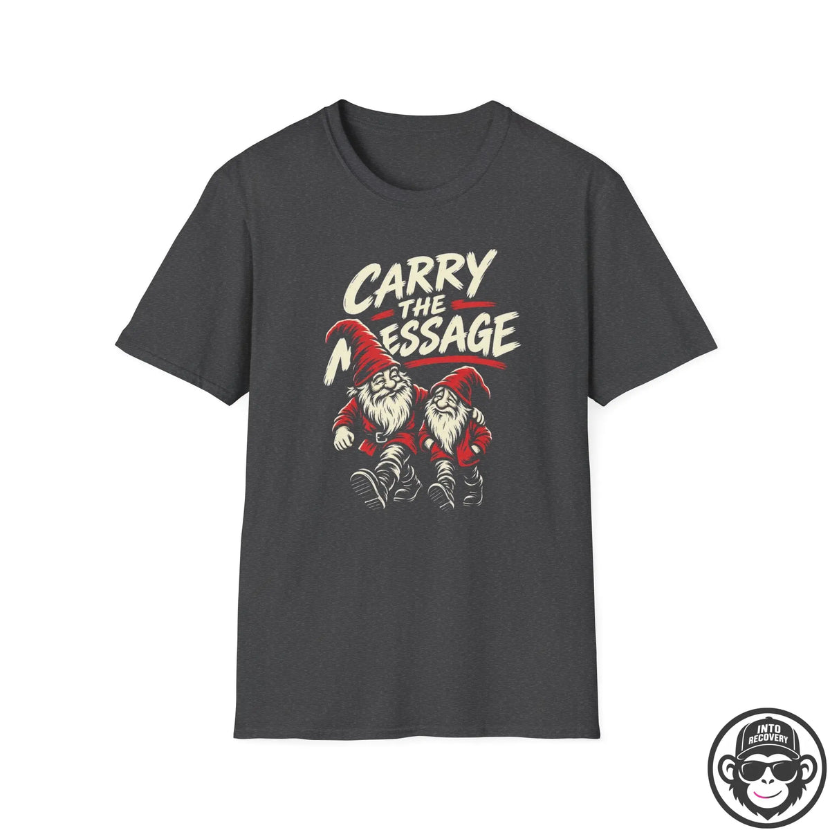 Carry The Message - Premium Cotton T-Shirt Into Recovery