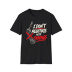 I Don't Negotiate With Cravings - Premium Cotton T-Shirt Into Recovery