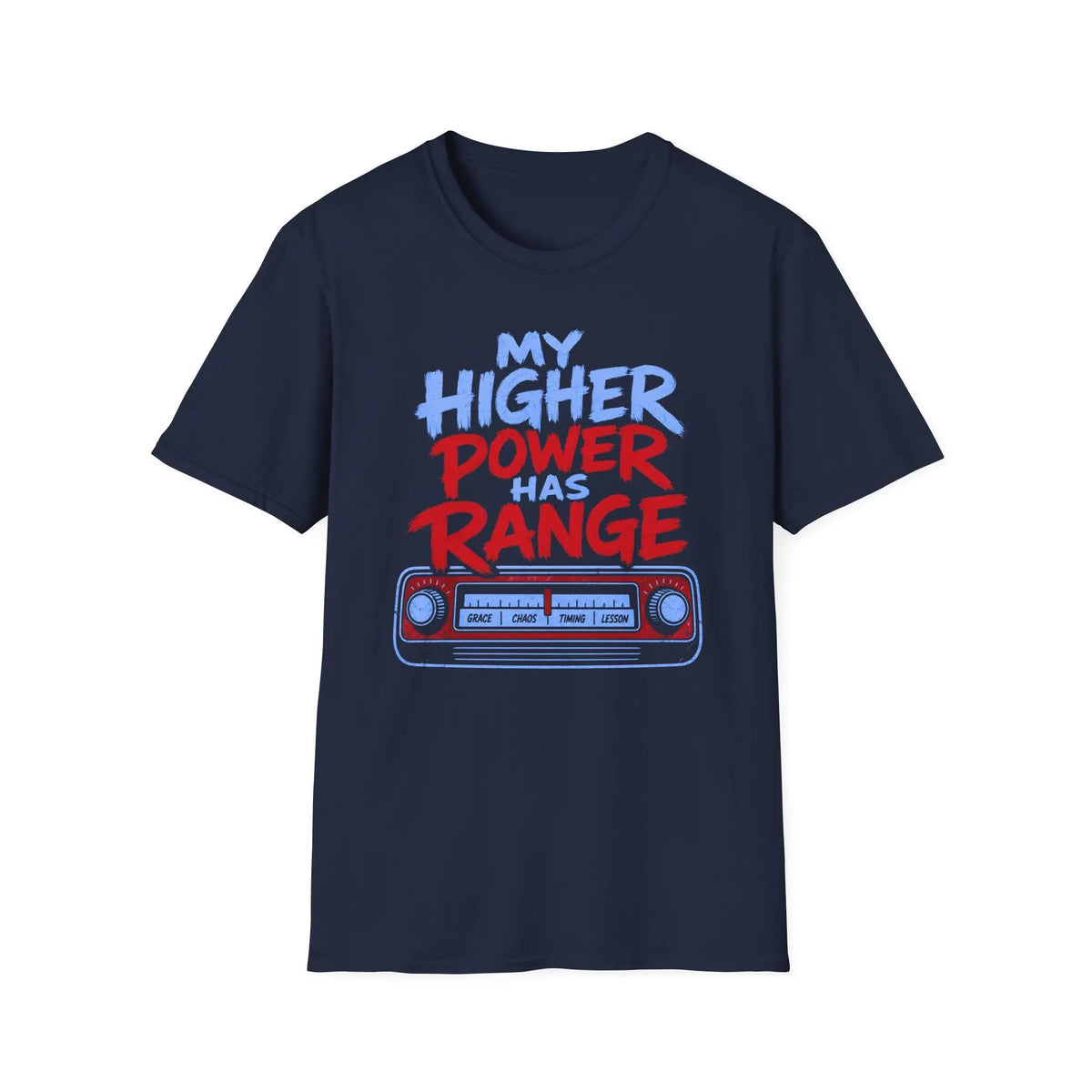 My Higher Power Has Range - Premium Cotton T-Shirt Into Recovery