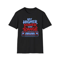 My Higher Power Has Range - Premium Cotton T-Shirt Into Recovery