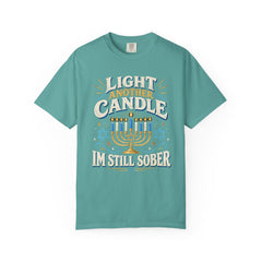 Light Another Candle I'm Still Sober Hanukkah Recovery T-Shirt