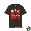 Out Of Self Into Service Recovery T-Shirt Printify