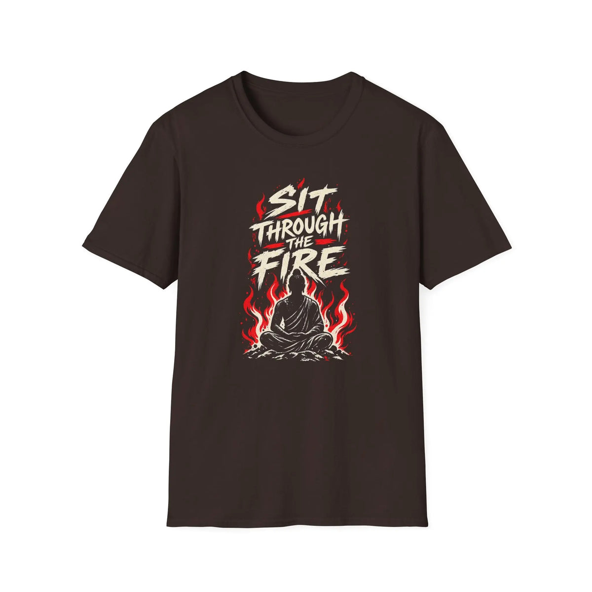 Sit Through The Fire - Premium Cotton T-Shirt Into Recovery