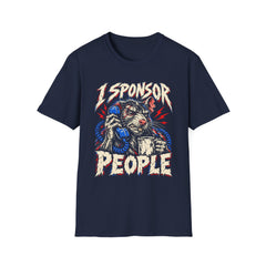 I Sponsor People (Rat) 12-Step Recovery T-Shirt