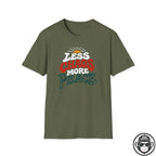 Less Chaos More Peace - Premium Cotton T-Shirt Into Recovery
