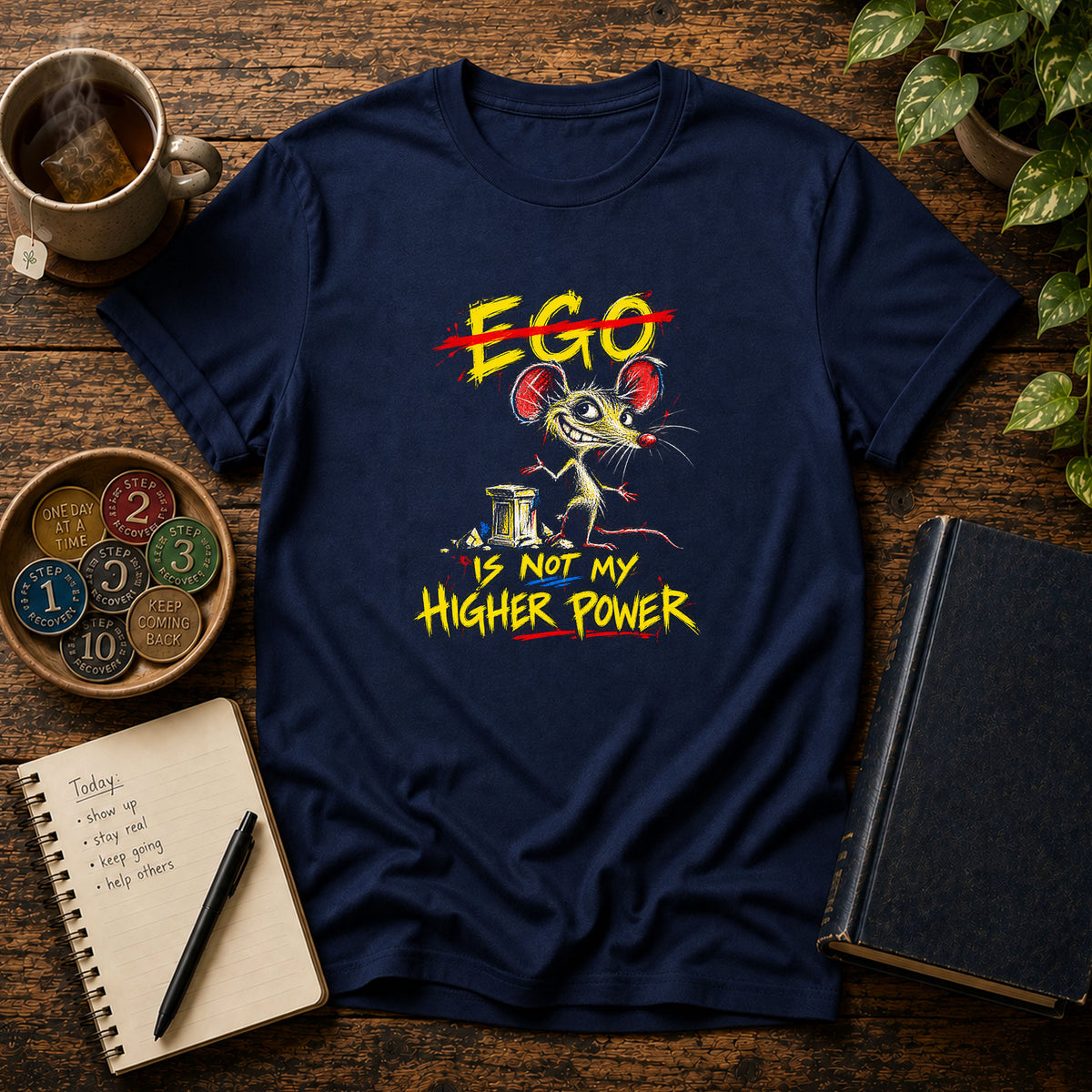 Ego Is Not My Higher Power Recovery T-Shirt