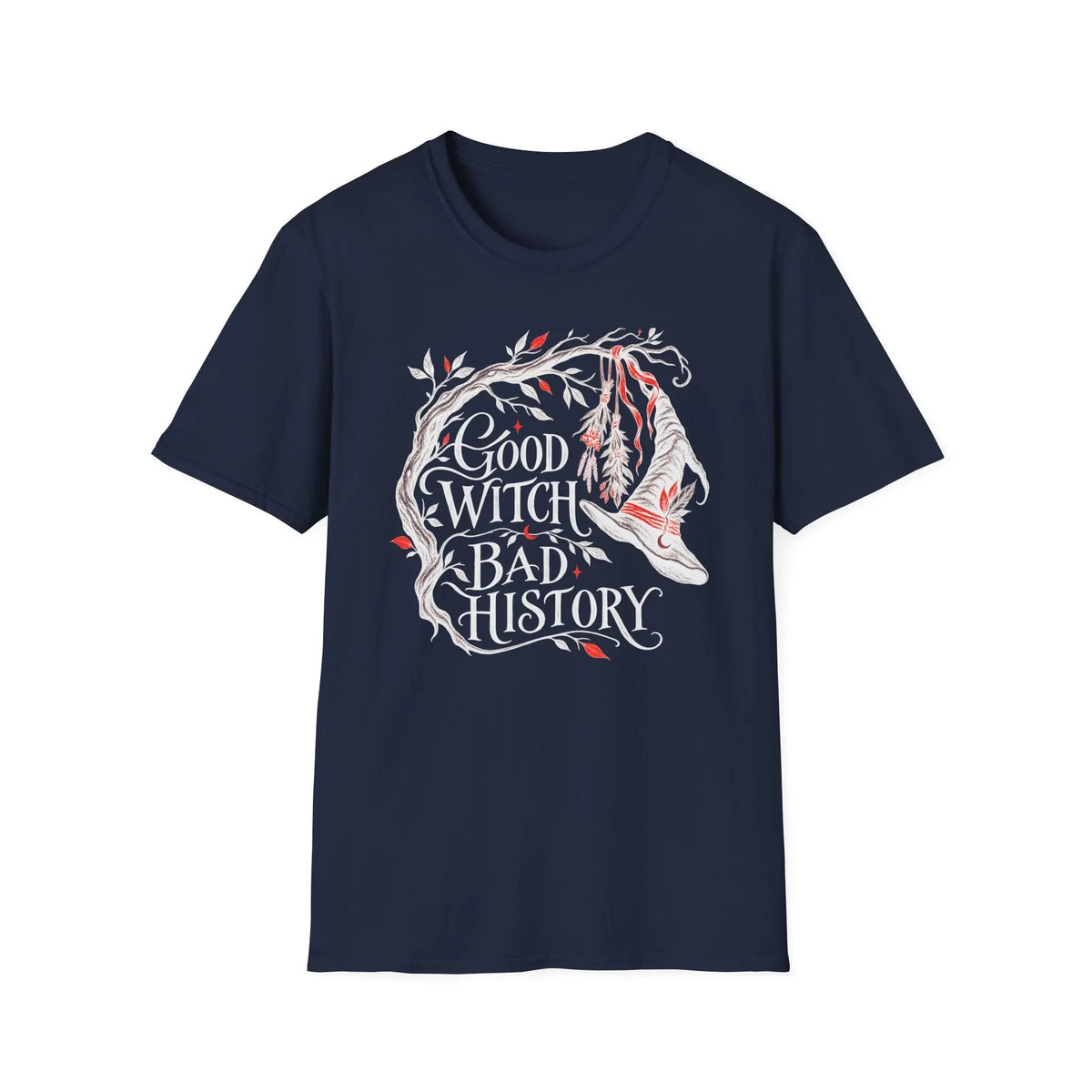 Good Witch Bad History - Premium Cotton T-Shirt Into Recovery