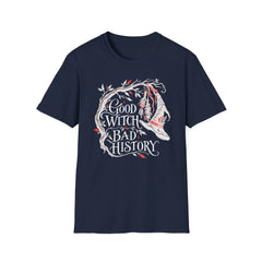 Good Witch Bad History - Premium Cotton T-Shirt Into Recovery