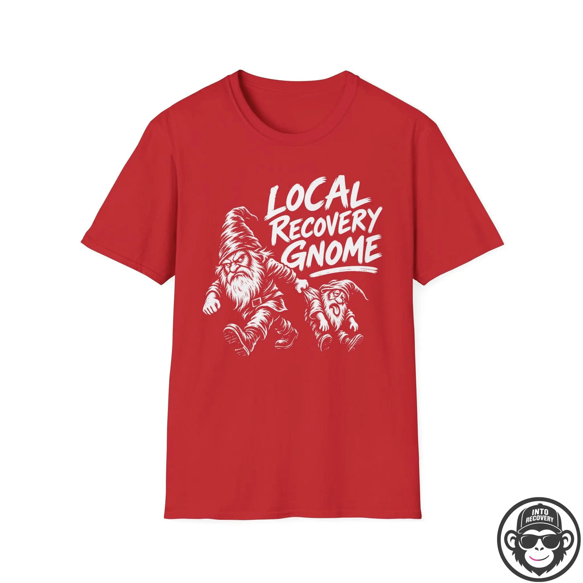 Local Recovery Gnome - Premium Cotton T-Shirt Into Recovery