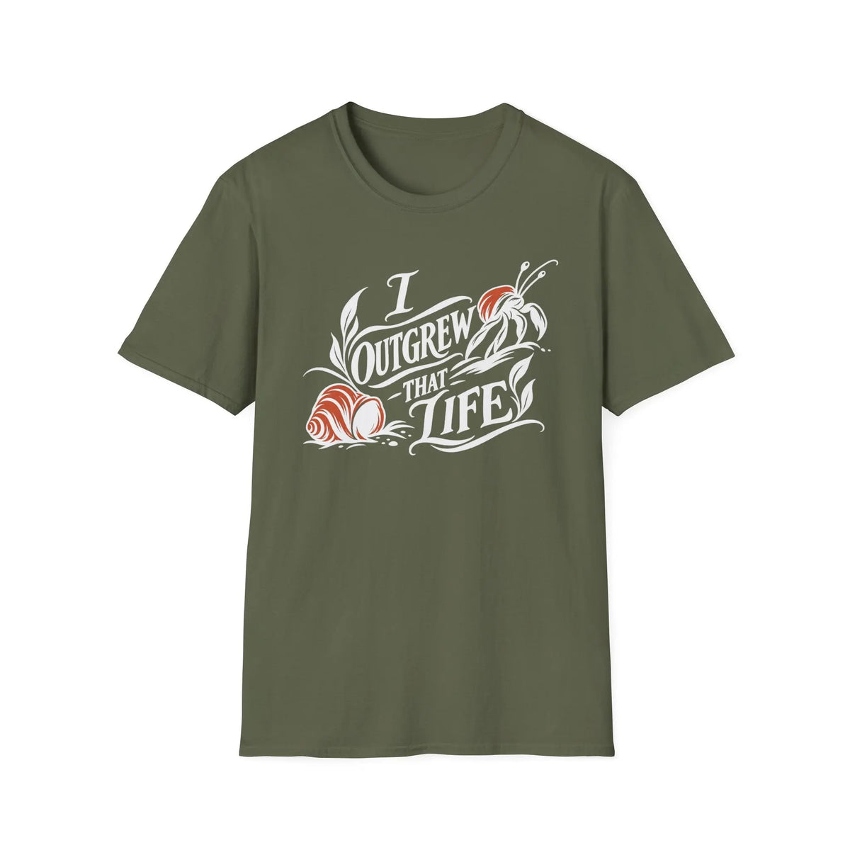 I Outgrew That Life - Premium Cotton T-Shirt Into Recovery