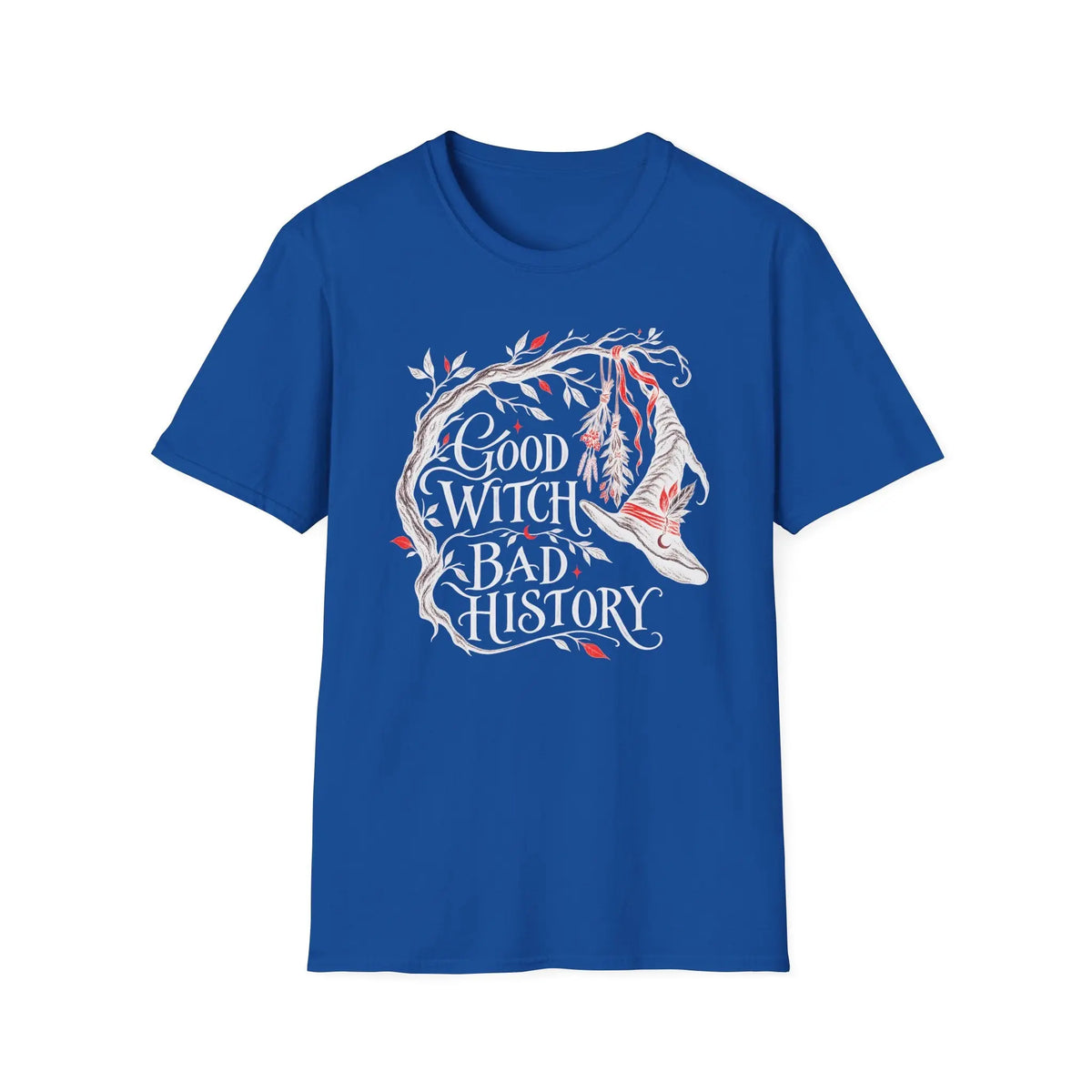 Good Witch Bad History - Premium Cotton T-Shirt Into Recovery