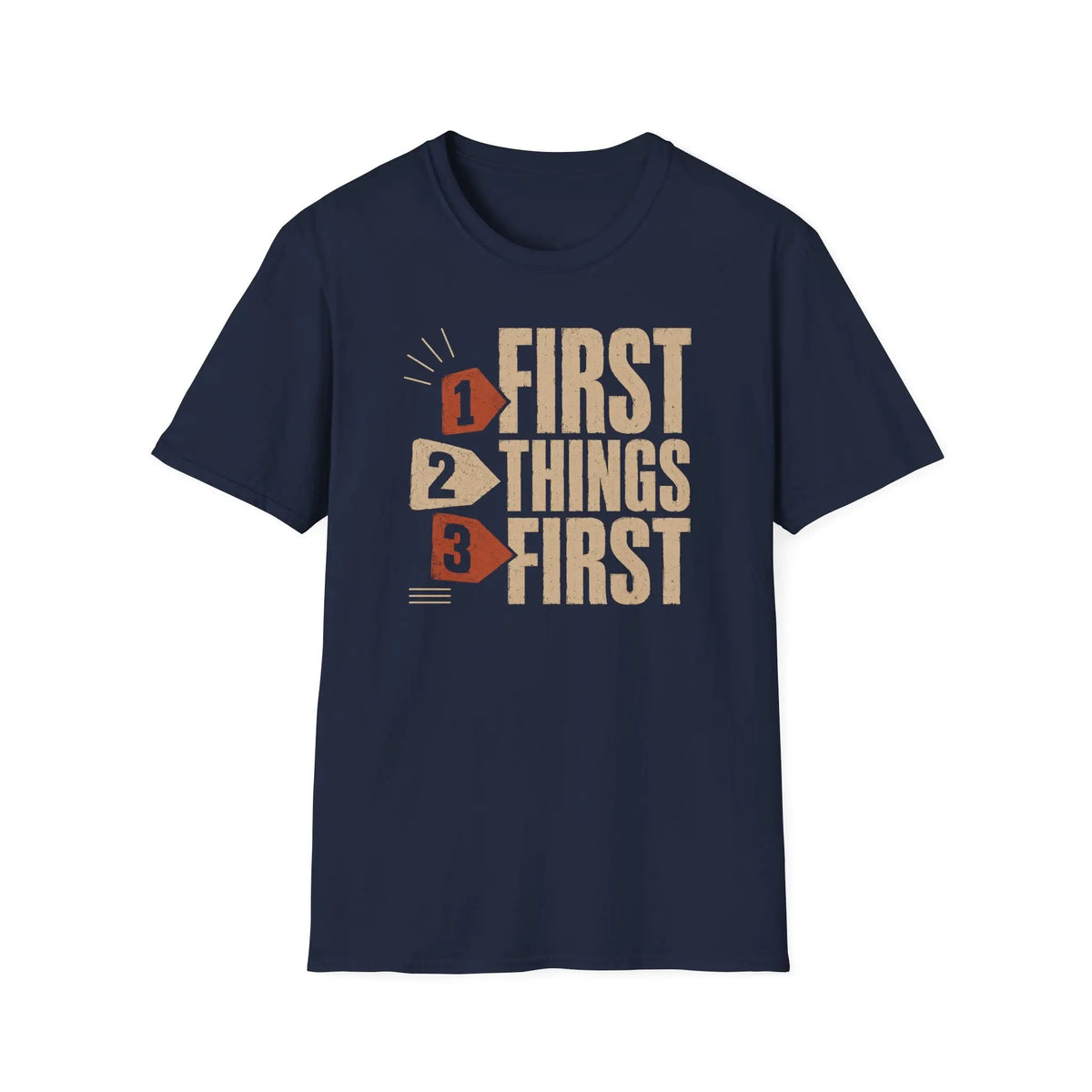 First Things First - Premium Cotton T-Shirt Into Recovery