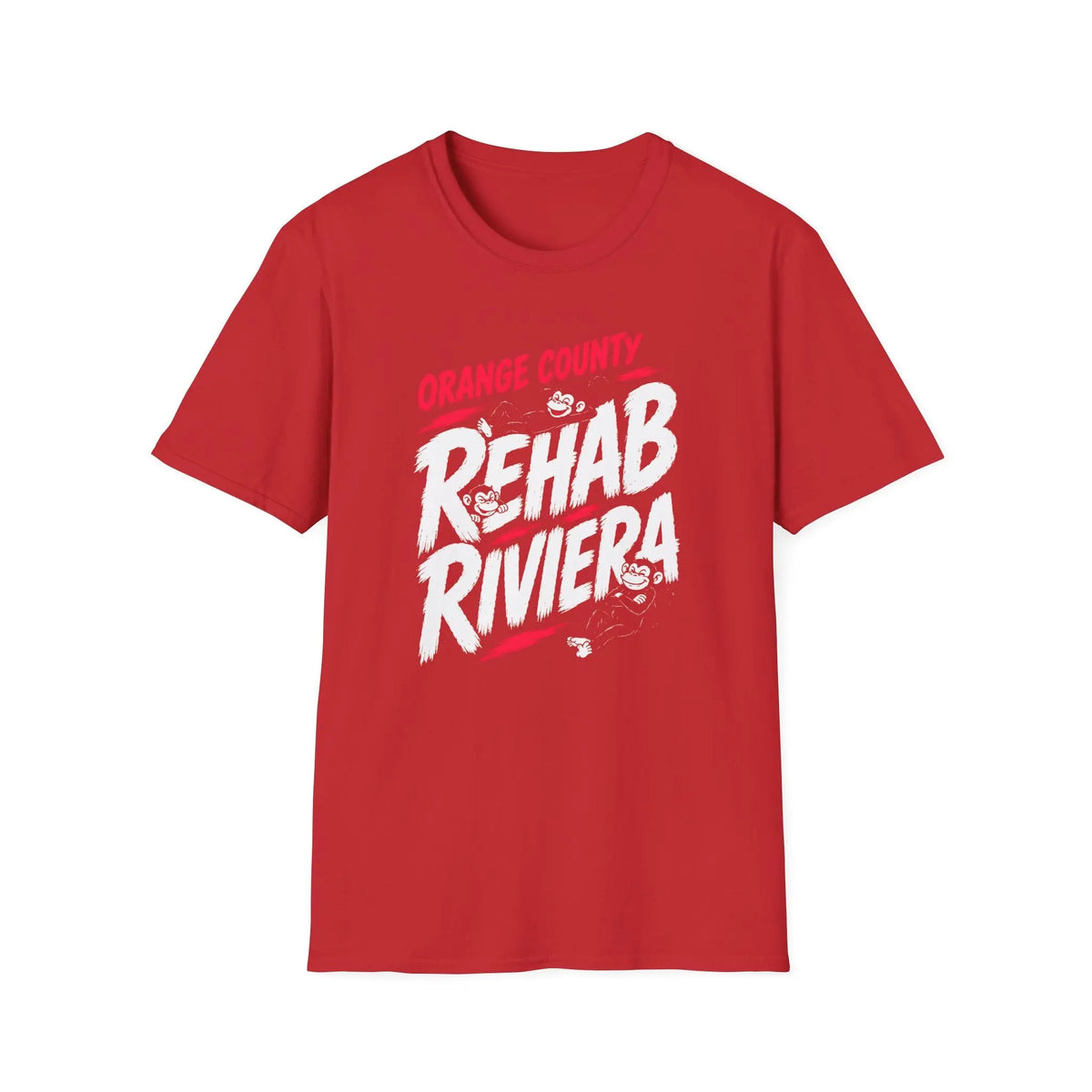 Orange County Rehab Riviera - Premium Cotton T-Shirt Into Recovery