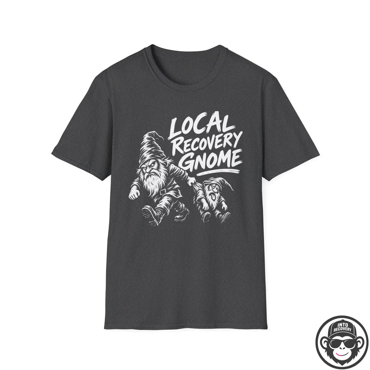 Local Recovery Gnome - Premium Cotton T-Shirt Into Recovery