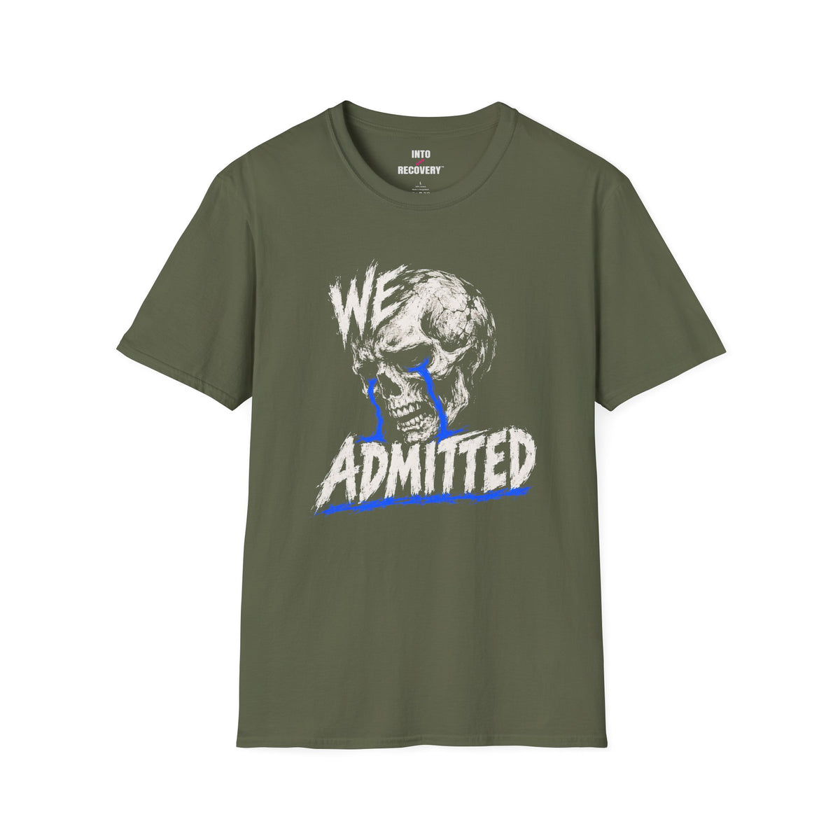 We Admitted (Skull) 12-Step Recovery T-Shirt