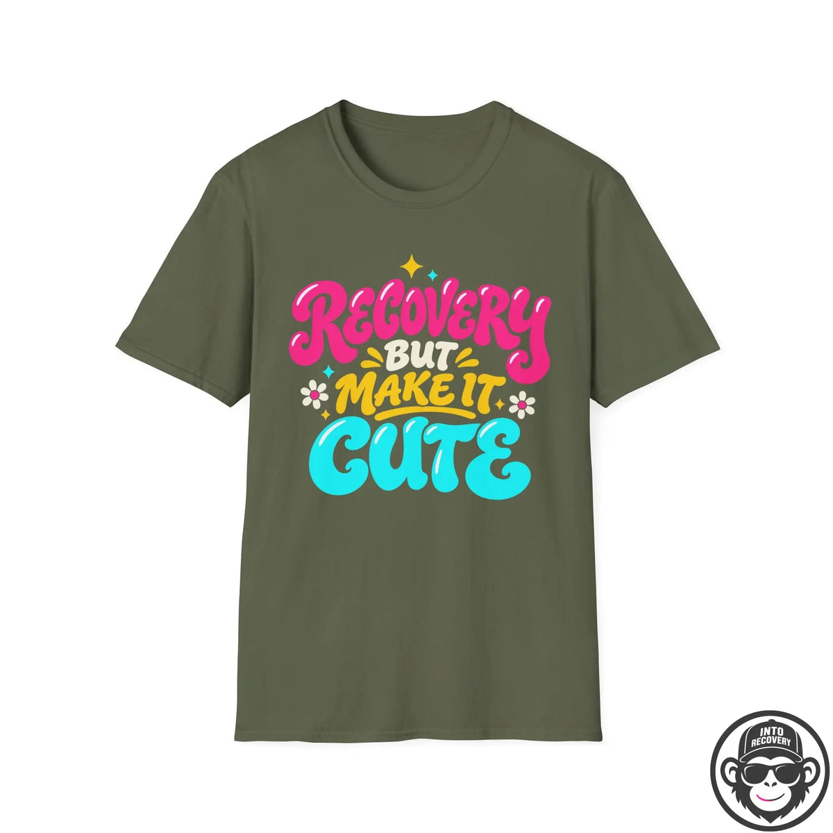 Recovery But Make It Cute - Premium Cotton T-Shirt Into Recovery