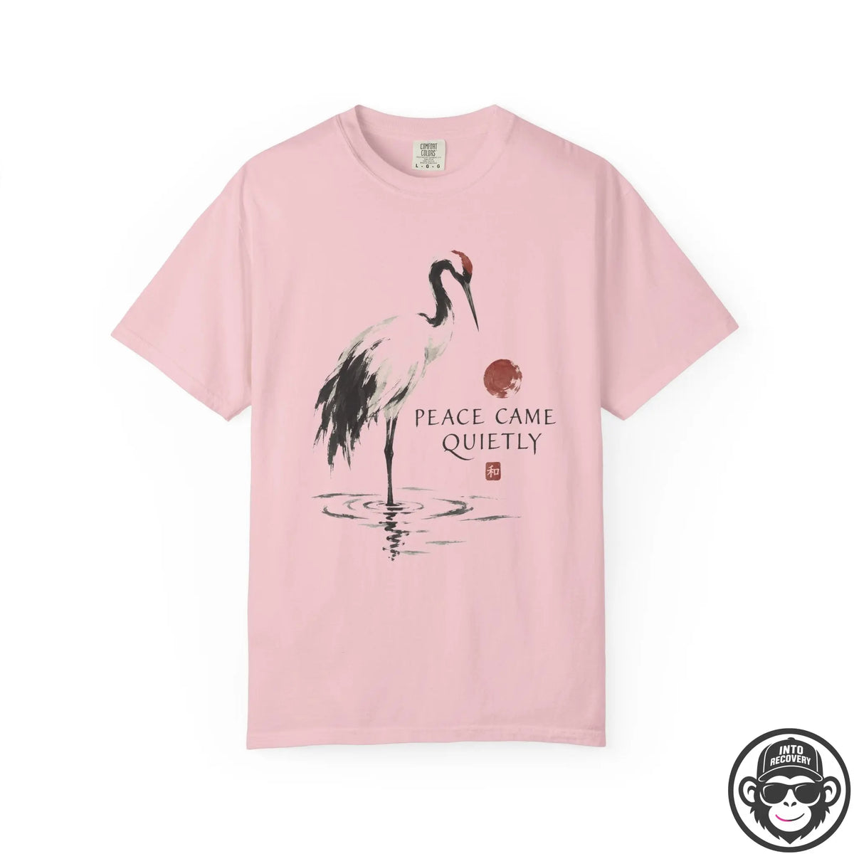 Peace Came Quietly Brush Art T-Shirt Printify
