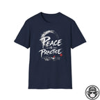 Peace Is Practice - Premium Cotton T-Shirt Into Recovery